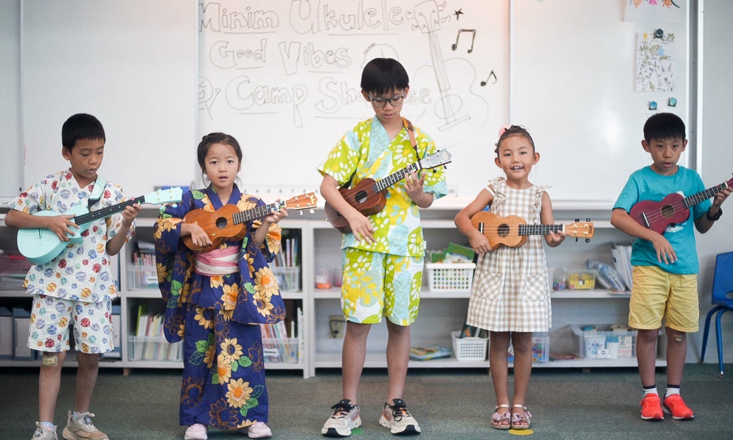 Minim Artisan Summer Camp Tokyo - A week of ukulele, piano, and Japanese artisan craft