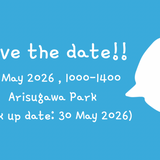 Save the Date — May 23, Arisugawa Park