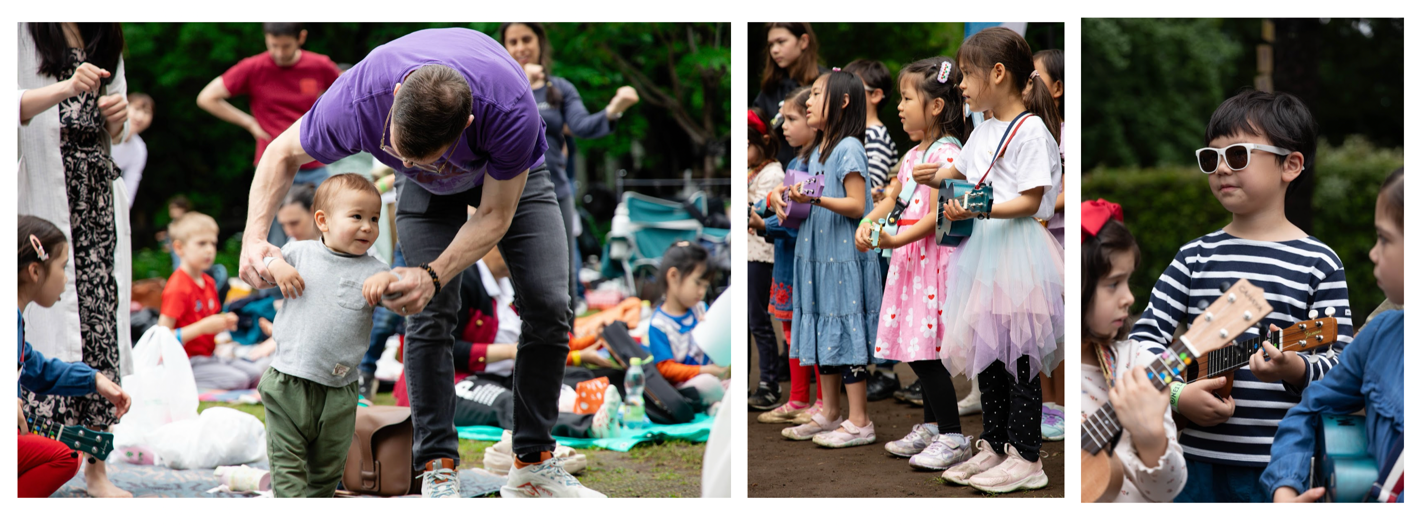 Ukulele Picnic at the park